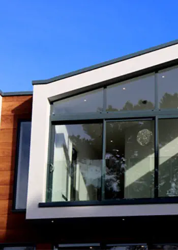 View of windows on a house